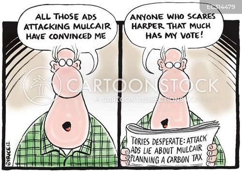Attack Ads Cartoons and Comics - funny pictures from CartoonStock