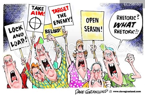 Fiery Rhetoric Cartoons and Comics - funny pictures from CartoonStock