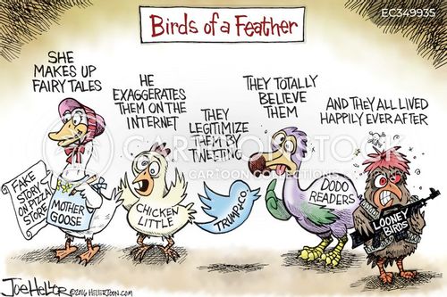 Birds Of A Feather Cartoons and Comics - funny pictures from CartoonStock