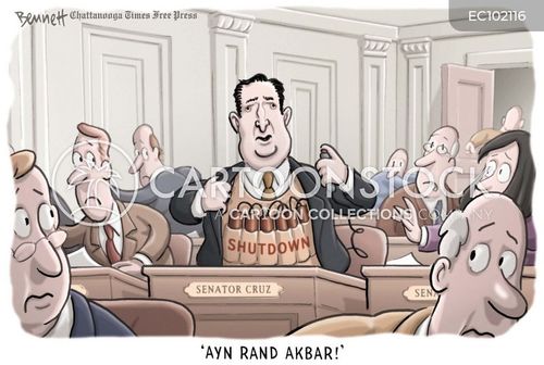 Ayn Rand Cartoons and Comics - funny pictures from CartoonStock