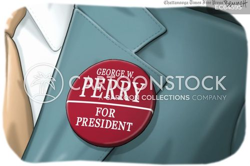 George W Perry Perry Campaign Cartoons and Comics - funny pictures from CartoonStock