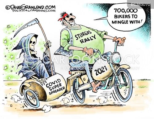 Motorcycle Rally Cartoons and Comics - funny pictures from CartoonStock
