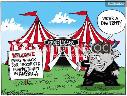 Cpac Insurrection Entrance Sign Cartoons and Comics - funny pictures from CartoonStock