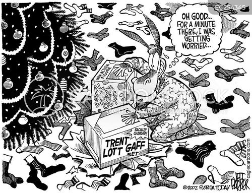 Political Christmas Cartoons and Comics - funny pictures from CartoonStock