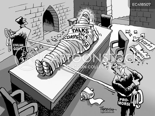 Pro-morsi Cartoons and Comics - funny pictures from CartoonStock