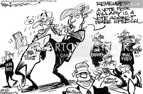 Press Credentials Cartoons and Comics - funny pictures from CartoonStock