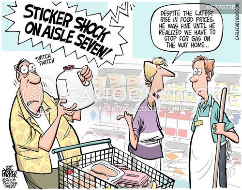 Price Comparison Cartoons and Comics - funny pictures from CartoonStock