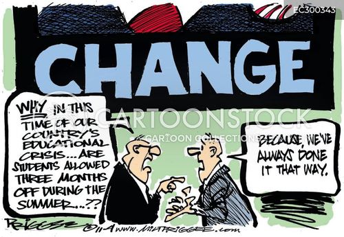 education change cartoon