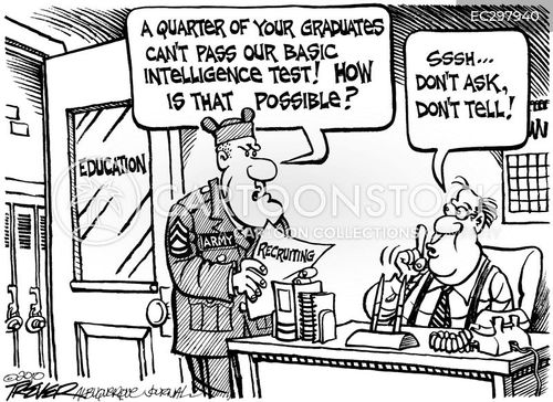 Entrance Exam Cartoons and Comics - funny pictures from CartoonStock