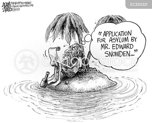 Asylum Process Cartoons and Comics - funny pictures from CartoonStock