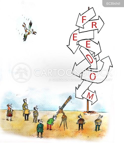 Freedom Cartoons and Comics - funny pictures from CartoonStock
