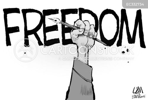 Freedom Cartoons and Comics - funny pictures from CartoonStock