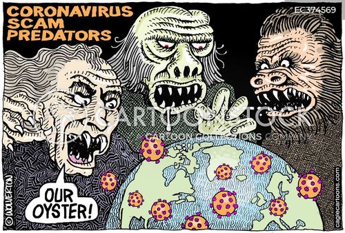 Predator Pandemic Pandemic-related Scams Cartoons and Comics - funny pictures from ...