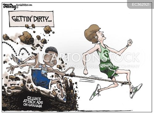 Dem Primary Race Cartoons and Comics funny pictures from CartoonStock