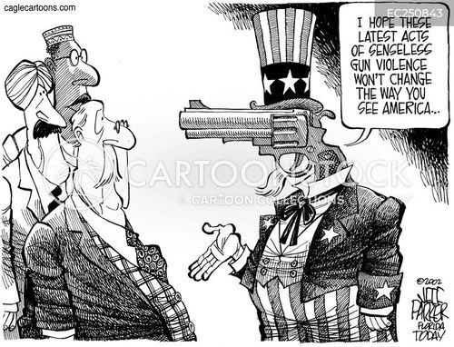 Gun Control Debate Cartoons and Comics - funny pictures from CartoonStock