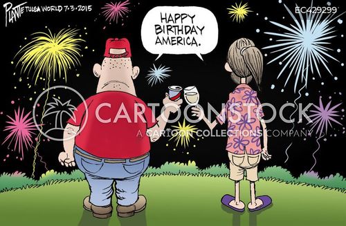 4th of july cartoon humor