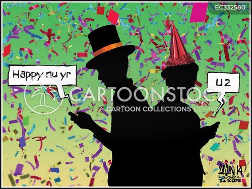Happy New Year Cartoons and Comics - funny pictures from CartoonStock