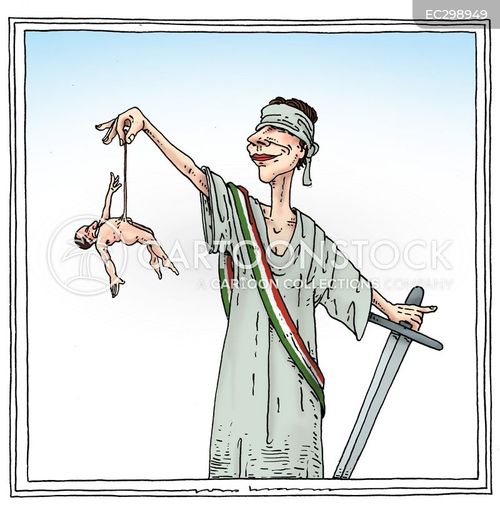 Justitia Cartoons and Comics - funny pictures from CartoonStock