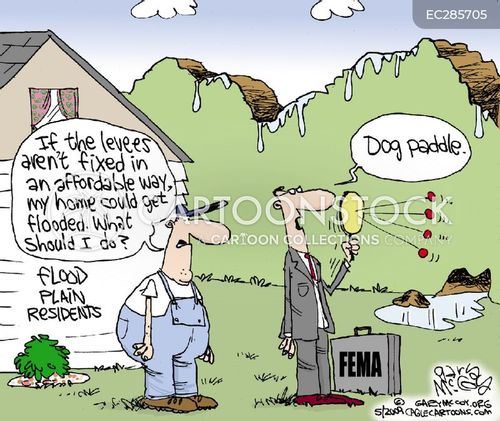 Flood Prevention Cartoons and Comics - funny pictures from CartoonStock