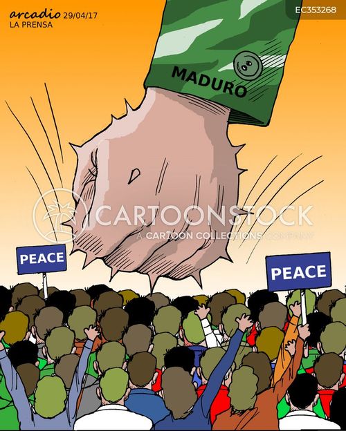 Venezuelan Protests Cartoons and Comics - funny pictures from CartoonStock