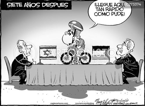 Paz En Oriente Medio Cartoons and Comics - funny pictures from CartoonStock