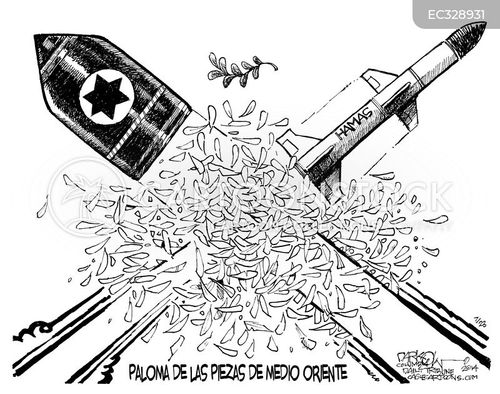 Paz En Oriente Medio Cartoons and Comics - funny pictures from CartoonStock