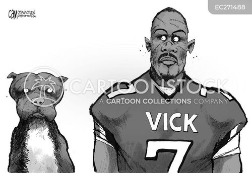 Michael Vick Cartoons and Comics - funny pictures from CartoonStock