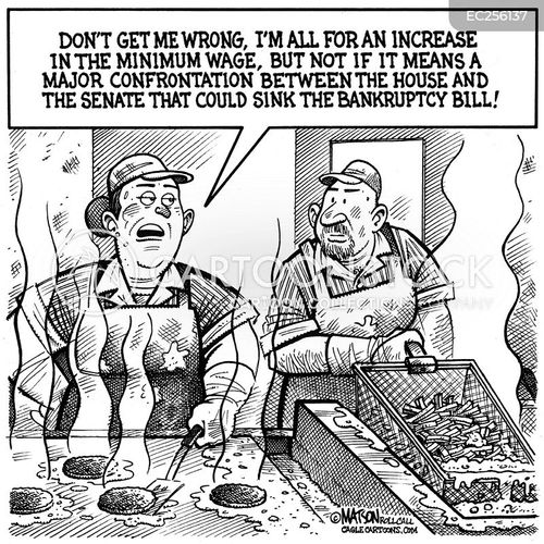 Federal Minimum Wage Cartoons and Comics - funny pictures from CartoonStock