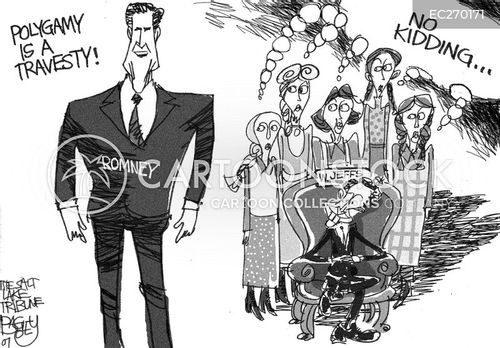 Mormon Polygamy Cartoons and Comics - funny pictures from CartoonStock