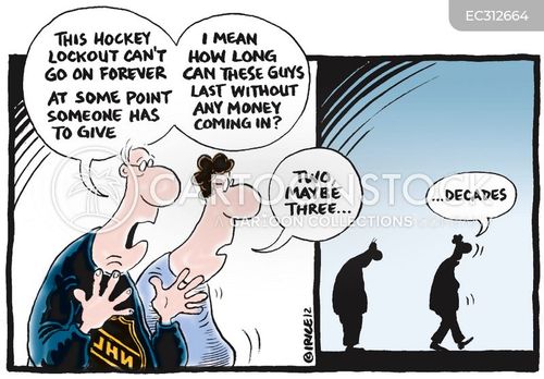 Hockey Lockout Cartoons and Comics - funny pictures from CartoonStock