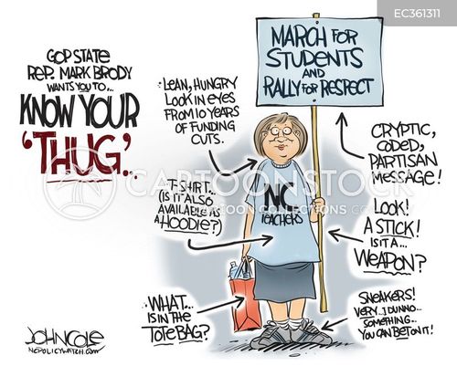 Student Rally Cartoon Education Rally Cartoons and Comics - funny pictures from CartoonStock