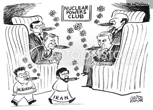 Nuclear Powers Club Cartoons and Comics - funny pictures from CartoonStock