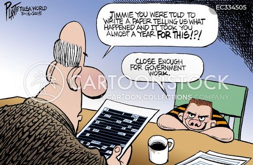 academic writing cartoon with paper and the caption Write a Paper by Bruce Plante