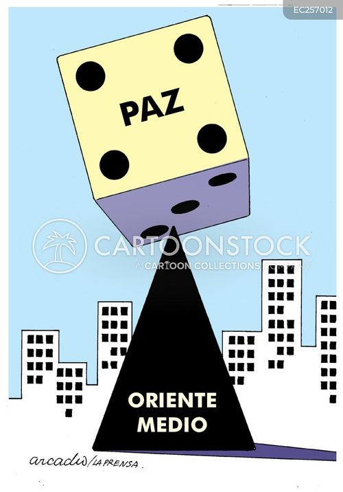 Paz En Oriente Medio Cartoons and Comics - funny pictures from CartoonStock
