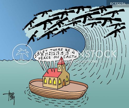 Tsunami cartoon