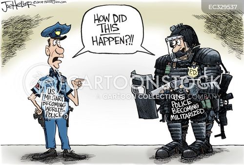 Police Presence Cartoons and Comics - funny pictures from CartoonStock