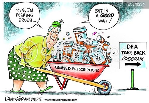 Medication Disposal Cartoons and Comics - funny pictures from