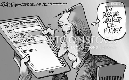 Online Privacy Laws Cartoons and Comics - funny pictures from CartoonStock