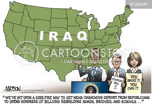 America Rebuilds Cartoons and Comics - funny pictures from CartoonStock
