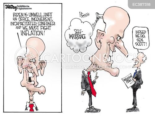 Cartoon About Rationalizing Inflation Inflation Criticism Cartoons and Comics - funny pictures from CartoonStock