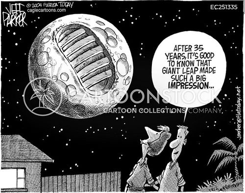 Lunar Surface Cartoons and Comics - funny pictures from CartoonStock