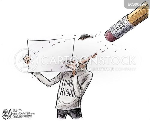 Anti-chinese Protest Cartoons and Comics - funny pictures from CartoonStock