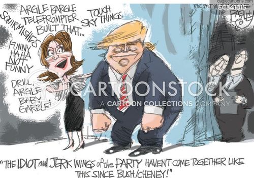 Trumpaline Palin And Trump Cartoons and Comics - funny pictures from CartoonStock