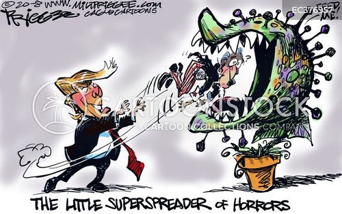 Super Spreader Event Cartoons and Comics - funny pictures from CartoonStock