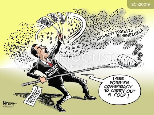Venezuelan Protests Cartoons and Comics - funny pictures from CartoonStock