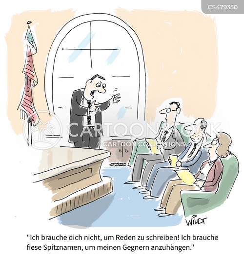 Cartoons und Karikaturen mit Debattenstrategien