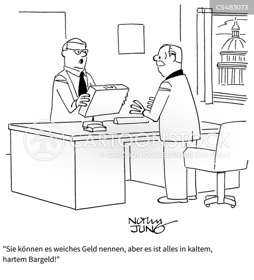 Cartoons und Karikaturen mit Hartgeld