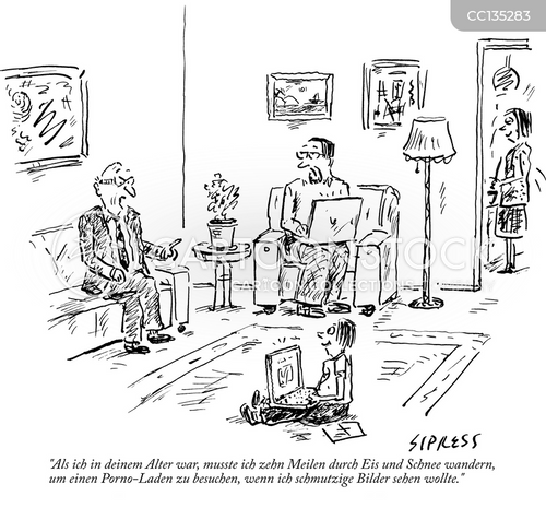 Cartoons und Karikaturen mit Schmutzige Bilder