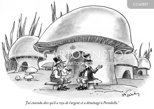 Dessins humoristique et caricaturés avec Champignon Sauvage
