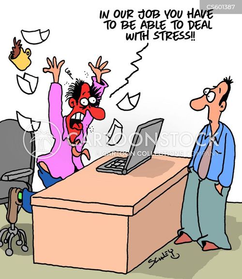 Stress Cartoons And Comics Funny Pictures From CartoonStock